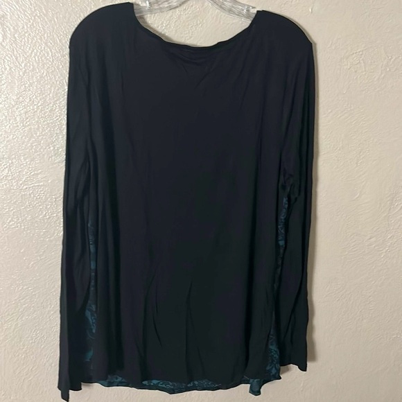 Women’s Maurice’s Long Sleeve Top XXL Green Black - Picture 4 of 6